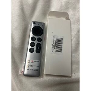 Replacement Remote Control for Apple TV Silver AP1975ALQS with Charging Cable